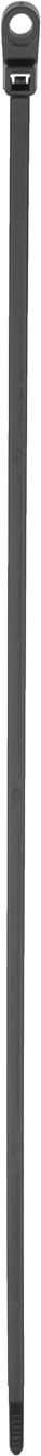 Vidalı Montaj Kablo Bağları, Standart, 15-1/2" Uzunluk, Siyah