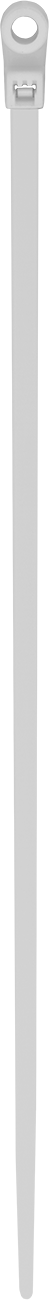 Vidalı Montaj Kablo Bağları, Standart, 11-1/2" Uzunluk, Krem