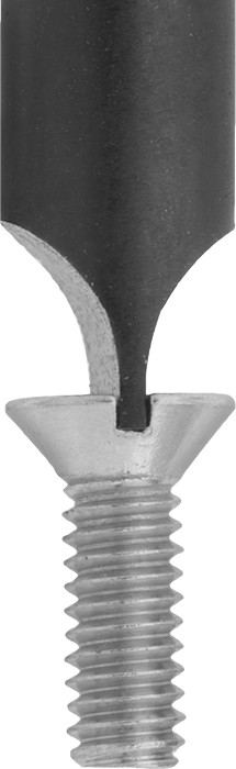 Sure-Grip Uçlu Tornavida, 5/16" Tahrik Boyutu, 0,034" Uç Kalınlığı