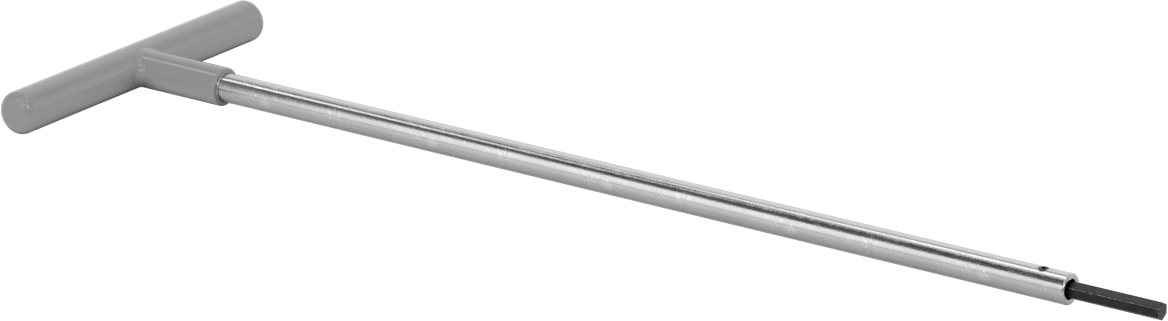 Uzun Uçlu T Saplı Altıgen Anahtar, 5/32" Tahrik Boyutu, 13" Toplam Uzunluk