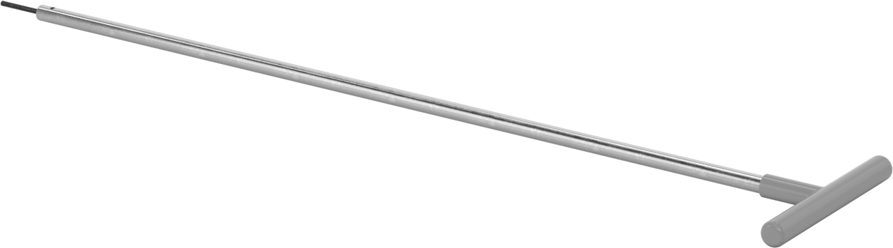 Uzun Uçlu T Saplı Altıgen Anahtar, 3/32" Tahrik Boyutu, 19" Toplam Uzunluk