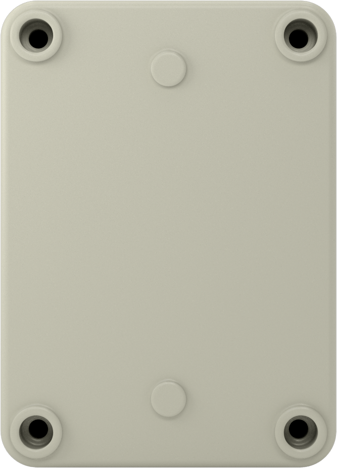 Kaldırılabilir Kapaklı ABS Su Geçirmez Muhafaza, 3-1/4“ Genişlik x 4-1/4” Yükseklik x 2-3/4" Derinlik