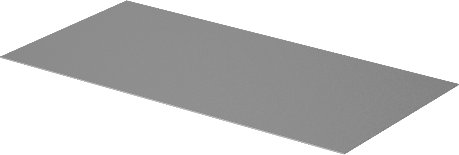 Yüksek Sıcaklık Ultra Yoğun Tungsten Levha, 6" x 12", 0,04" Kalınlık