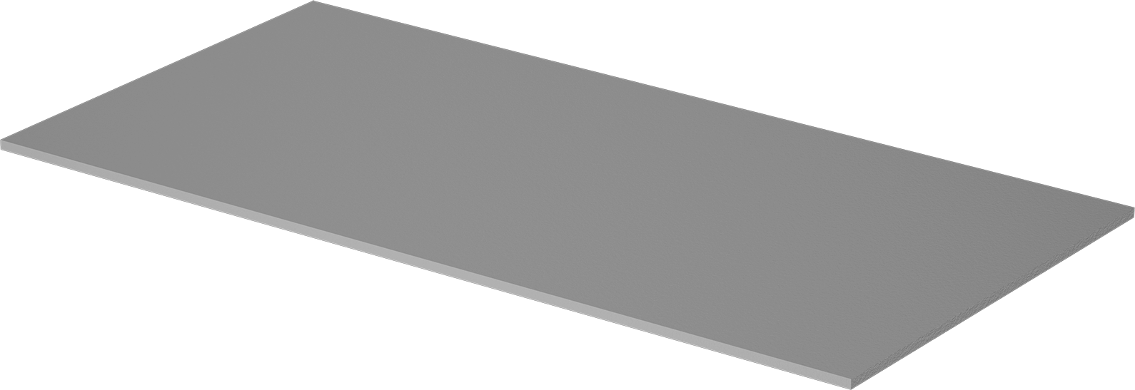 Yüksek Sıcaklık Ultra Yoğun Tungsten Levha, 6" x 12", 1/8" Kalınlık