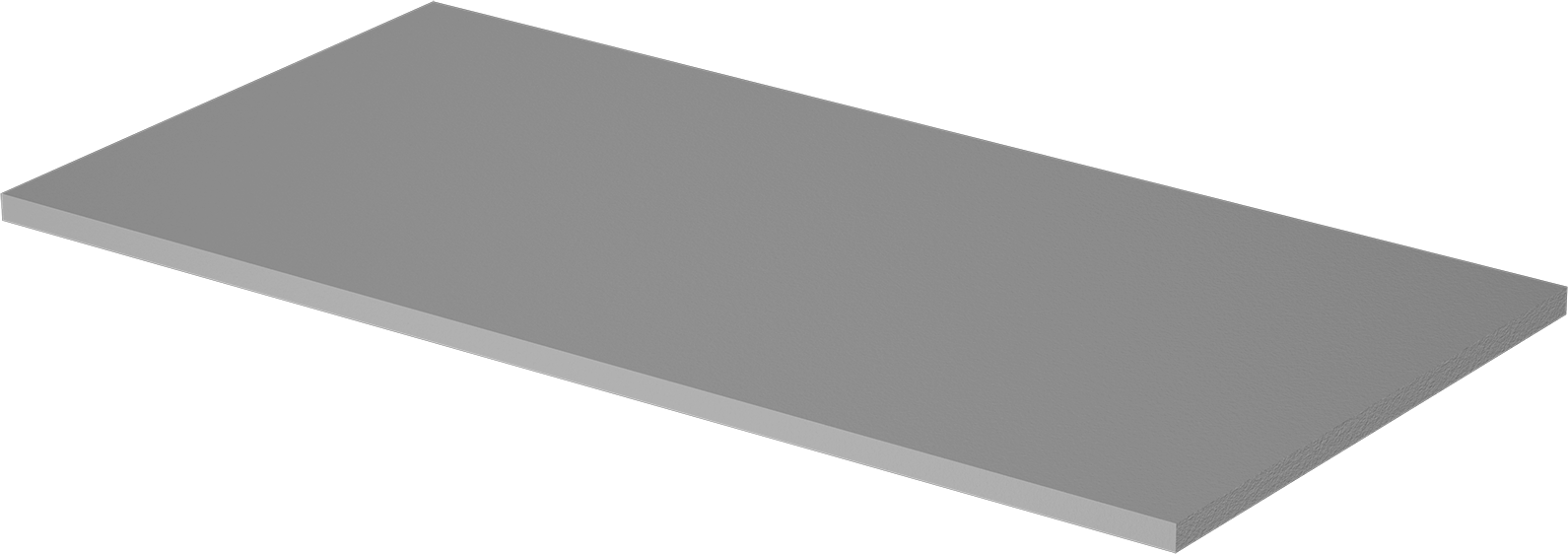 Yüksek Sıcaklık Ultra Yoğun Tungsten Levha, 6" x 12", 1/4" Kalınlık