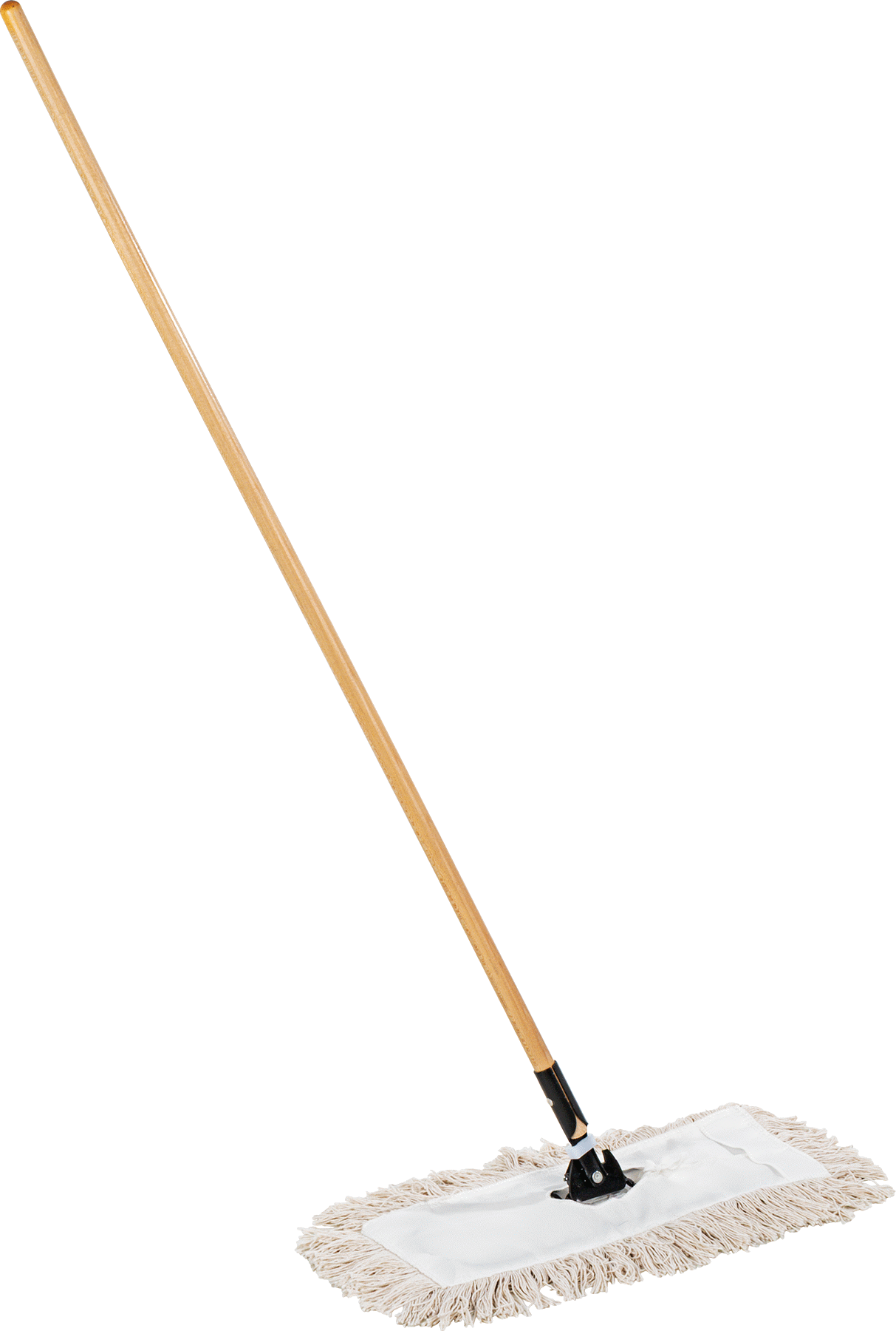 Pamuklu Toz Mopu, 18“ Genişlik x 5” Derinlik Çerçeve, 24 inç Genişlik x 11 inç Derinlik Başlık, 54" Uzun Tutamak