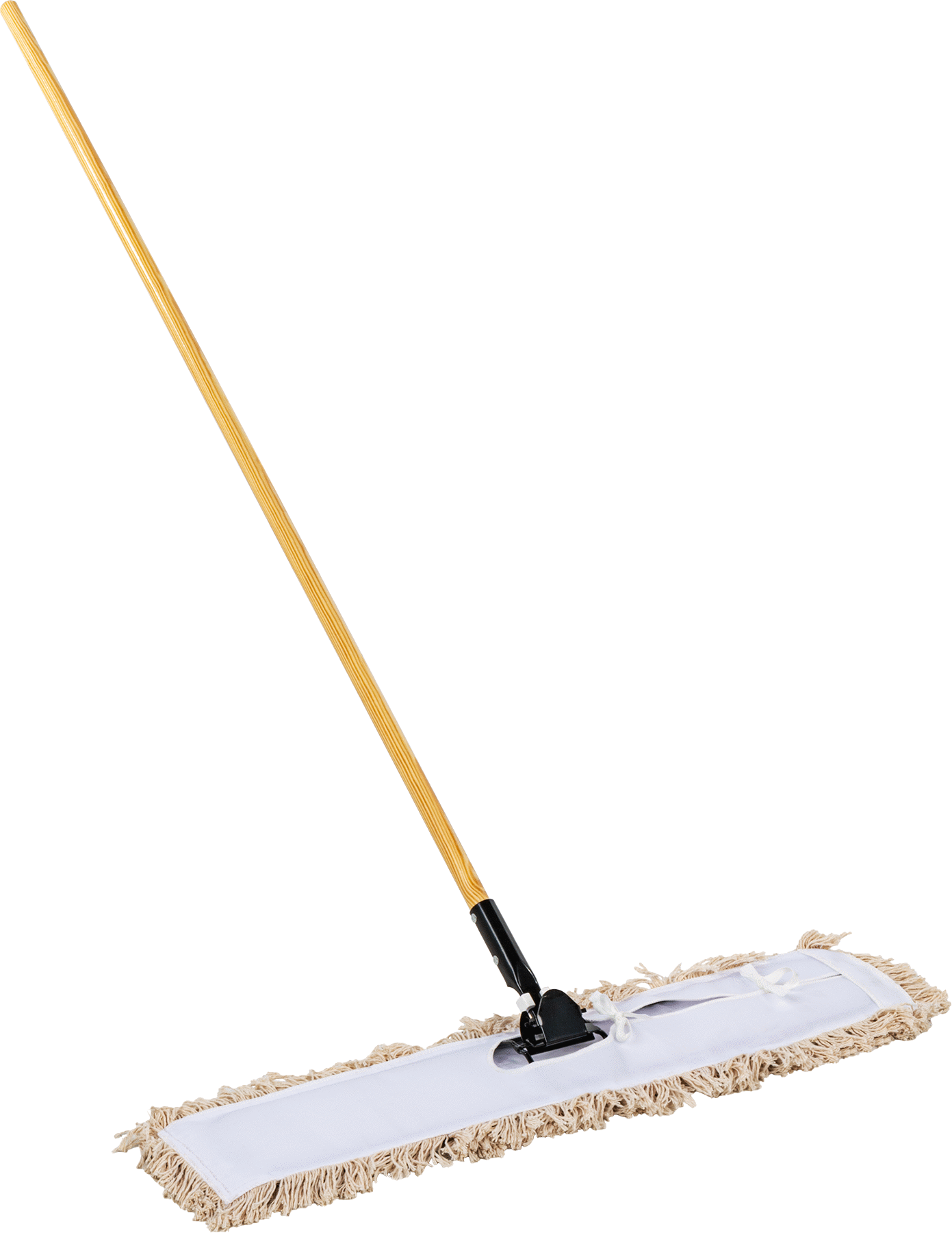 Pamuklu Toz Mopu, 30“ Genişlik x 5” Derinlik Çerçeve, 36 inç Genişlik x 11 inç Derinlik Kafa, 54" Uzun Tutamak