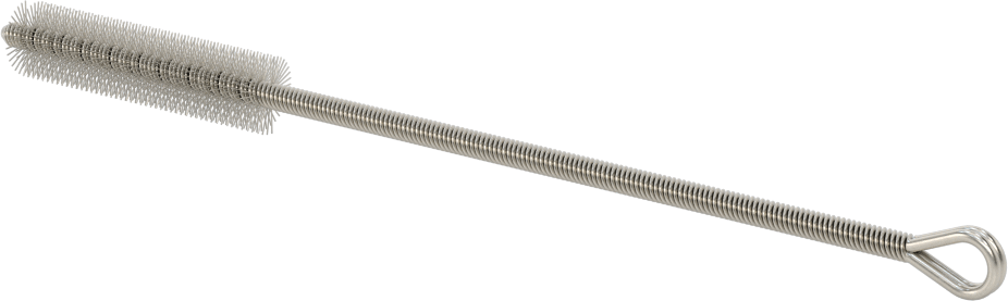 El Tipi Ağır Temizlik ve Çapak Alma Boru Fırçası, Paslanmaz Çelik Saplı Ağır Temizlik, 3/8" Çap, 5-1/2" Toplam Uzunluk