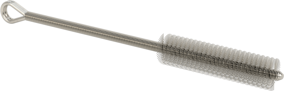El Tipi Ağır Temizlik ve Çapak Alma Boru Fırçası, Paslanmaz Çelik Saplı Ağır Temizlik, 1/2" Çap, 5-1/2" Toplam Uzunluk