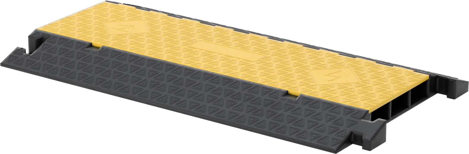 Kilitli Kablo Rampası, Piramit Dokulu, 3 1-1/2“ Genişlik x 2-3/8” Yükseklik Kanalları