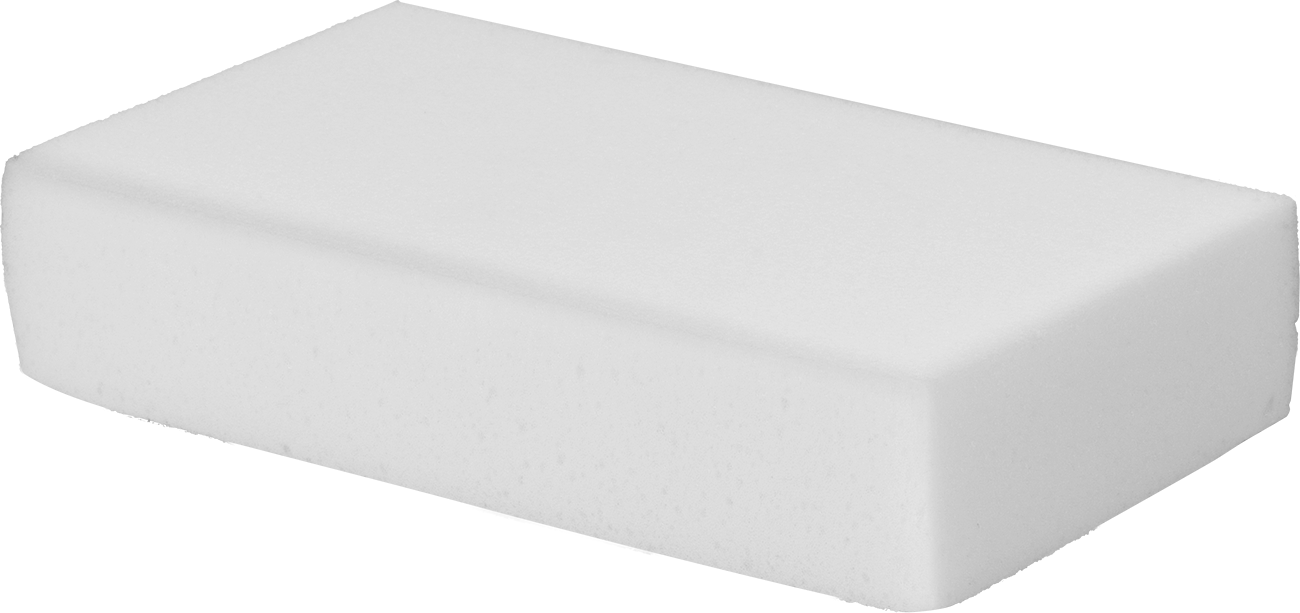 Süngerler, 7“ Uzunlukta x 4-1/4” Genişliğinde x 1-1/2" Yüksekliğinde