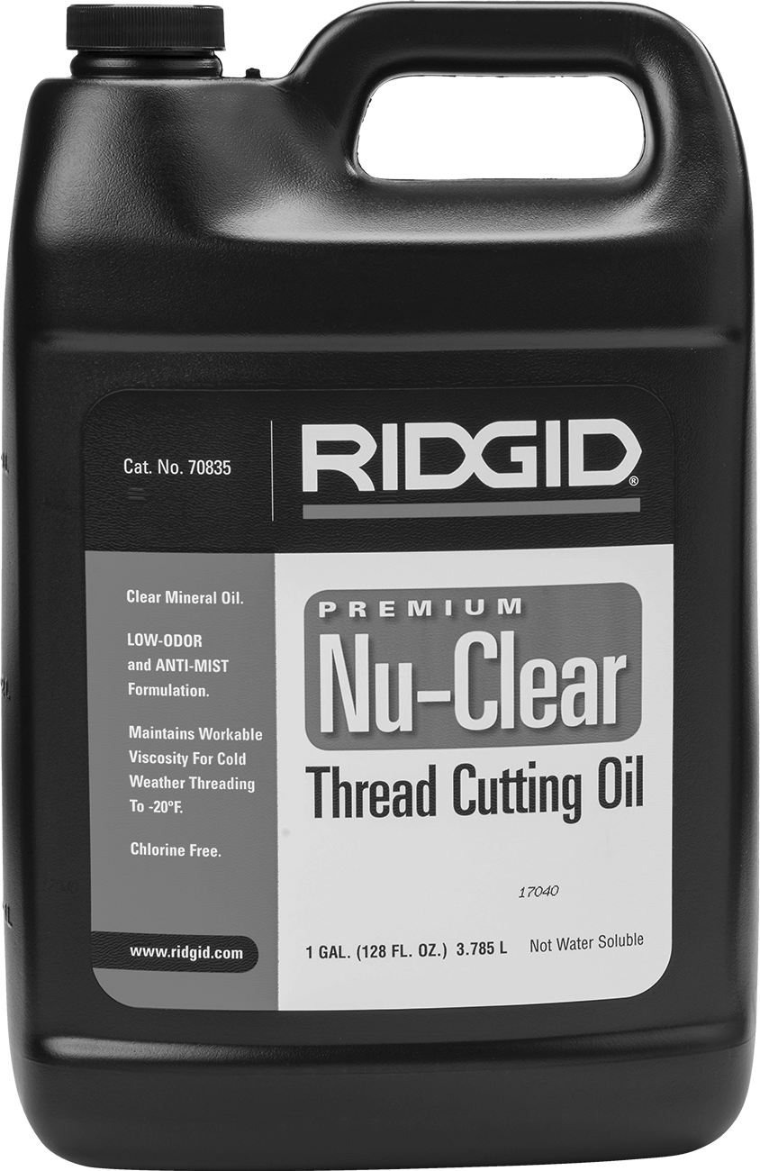 Diş Açma ve Diş Açma Yağı, Ridgid Nu-Clear, 1 Galon Sürahi