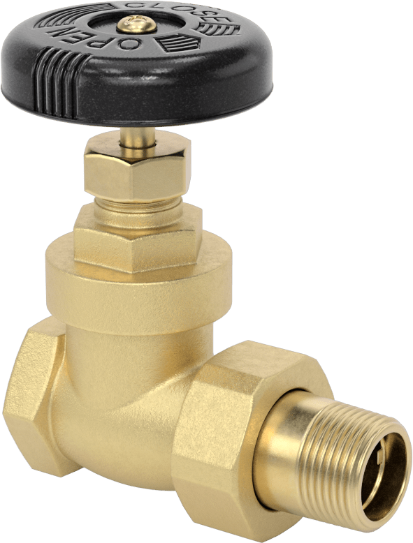 Kolay Kurulumlu Kademeli Açma/Kapama Vanası, Bronz, 3/4 NPT Dişi x 3/4 NPT Erkek