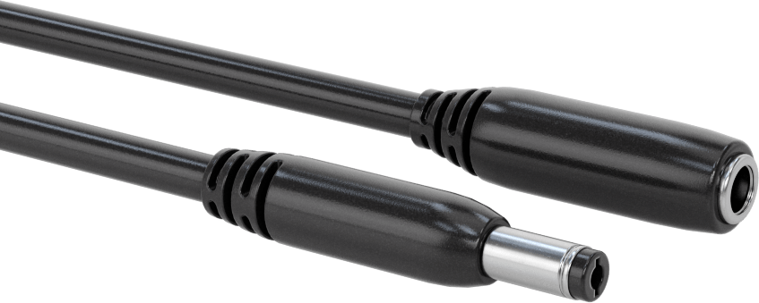 Fıçı Tipi DC Güç Kablosu, 2,5 mm İç Çap Fiş x Soket, 18 Gauge, 15 Fit Uzunluk