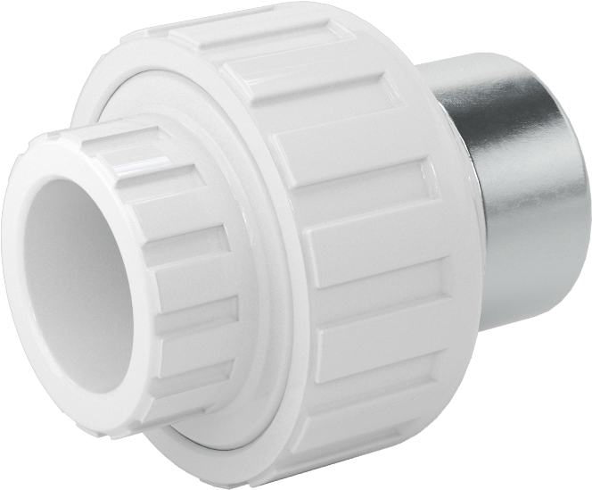 Su için Standart Cidarlı PVC Birleştirme Düz Adaptörü, PVC Dişli Ek Parça, 1/2 Soket Bağlantılı Dişi, 1/2 NPT Dişi