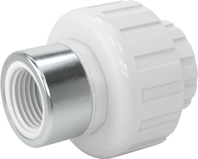 Su için Standart Cidarlı PVC Birleştirme Düz Adaptörü, PVC Dişli Ek Parça, 1/2 Soket Bağlantılı Dişi, 1/2 NPT Dişi