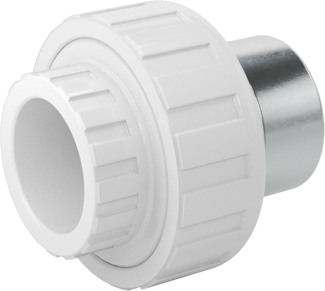 Su için Standart Cidarlı PVC Birleştirme Düz Adaptörü, PVC Dişli Ek Parça, 1 Soket Bağlantı Dişi x 1 NPT Dişi