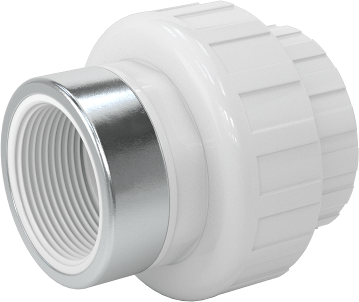 Su için Standart Cidarlı PVC Birleştirme Düz Adaptörü, PVC Dişli Ek Parça, 1-1/2 Soket Dişi, 1-1/2 NPT Dişi