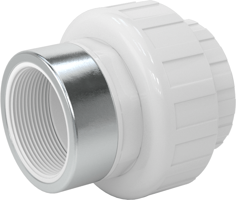 Su için Standart Cidarlı PVC Birleştirme Düz Adaptörü, PVC Dişli Ek Parça, 2 Dişi Soket Bağlantısı x 2 NPT Dişi