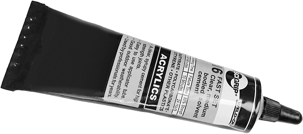 Plastik için Çimento, Scigrip 16, 1,5 FL. oz. Tüp