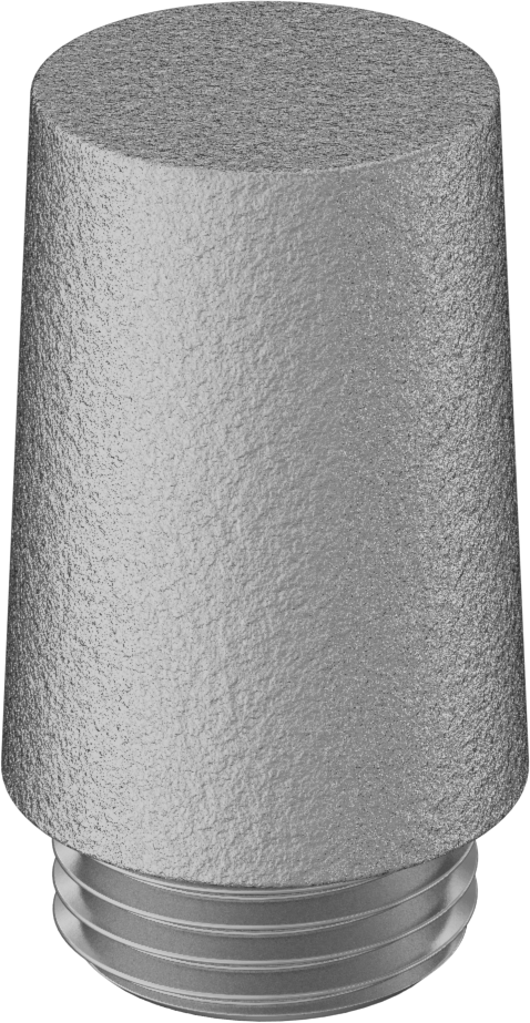 Susturucu, 1/8 BSPP Erkek, 100 PSI Akış Hızında 67 scfm