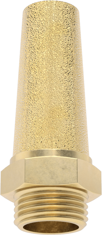 Susturucu, 1/2 BSPP Erkek, 197 scfm @ 100 PSI Akış Hızı