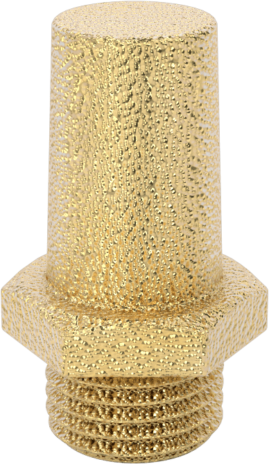 Susturucu, 1/4 BSPP Erkek, 100 PSI Akış Hızında 86 scfm
