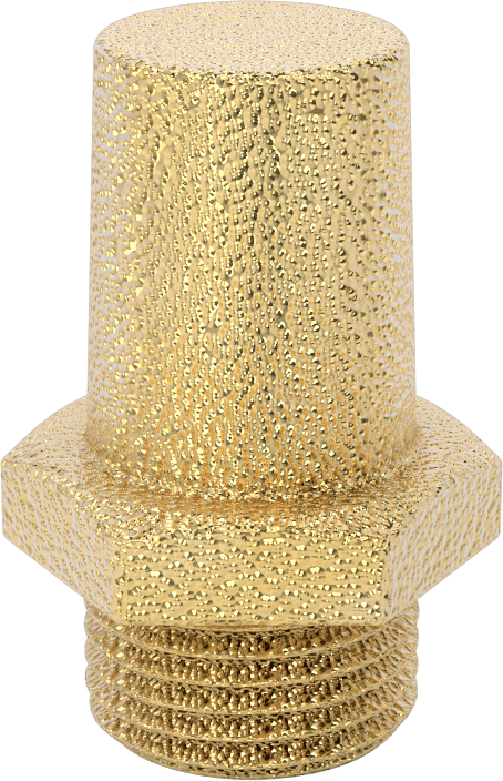 Susturucu, 1/2 BSPP Erkek, 100 PSI Akış Hızında 180 scfm