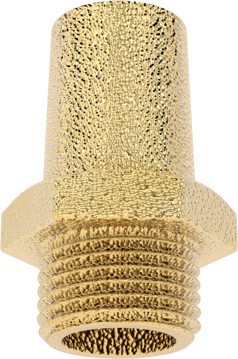 Susturucu, 1/2 BSPP Erkek, 100 PSI Akış Hızında 180 scfm