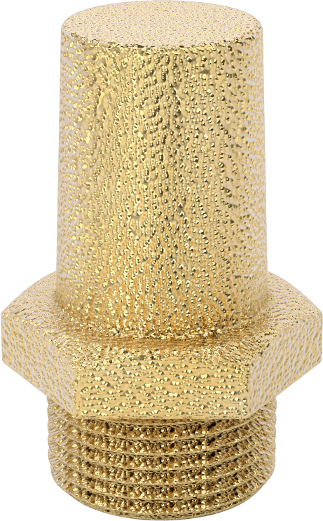 Susturucu, 3/4 BSPP Erkek, 259 scfm @ 100 PSI Akış Hızı