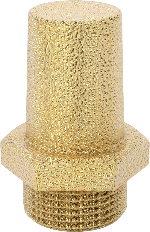 Susturucu, 1 BSPP Erkek, 293 scfm @ 100 PSI Akış Hızı