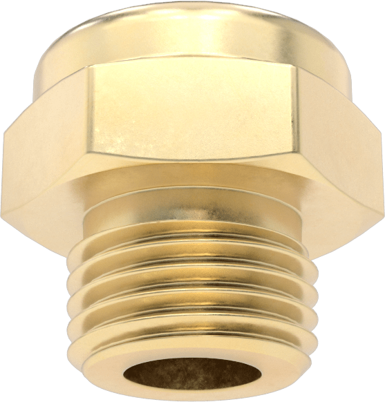 Susturucu, 1/8 BSPP Erkek, 100 PSI Akış Hızında 5 scfm, 1/2" Yükseklik