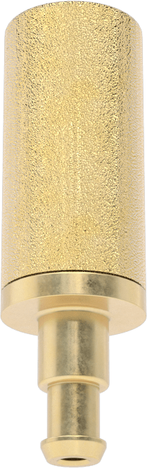 Susturucu, 3 mm Boru İç Çapı için, 100 PSI Akış Hızında 71 scfm, 1" Yükseklik