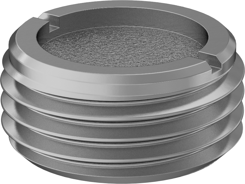 Susturucu, 1/8 BSPP Erkek, 100 PSI Akış Hızında 25 scfm, 3/16" Yükseklik