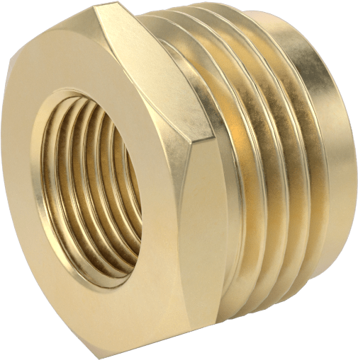 Pirinç Bahçe Hortumu Bağlantı Parçası, Burç Adaptörü, 3/4 GHT Erkek x 3/8 NPT Dişi