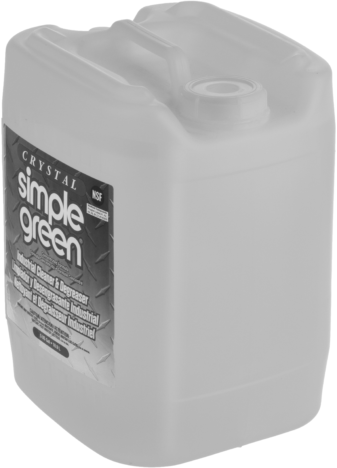 Crystal Simple Green Yağ Giderici, Sıvı Konsantre, 5 Galonluk Sürahi