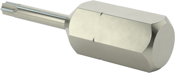 Kurcalanmaya Dayanıklı T7 Torx Ucu, 1/4" Altıgen Şaft