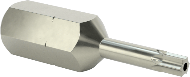 Kurcalamaya Dayanıklı T9 Torx Ucu, 1/4" Altıgen Şaft