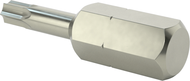 Kurcalamaya Dayanıklı T15 Torx Ucu, 1/4" Altıgen Şaft