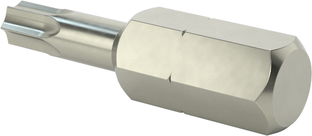 Kurcalamaya Dayanıklı T20 Torx Ucu, 1/4" Altıgen Şaft