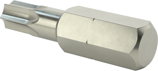 Kurcalanmaya Dayanıklı T27 Torx Uç, 1/4" Altıgen Şaft