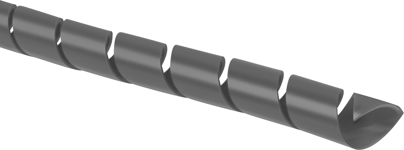 Spiral Tel Kılıf, Polietilen, 3/8" ID