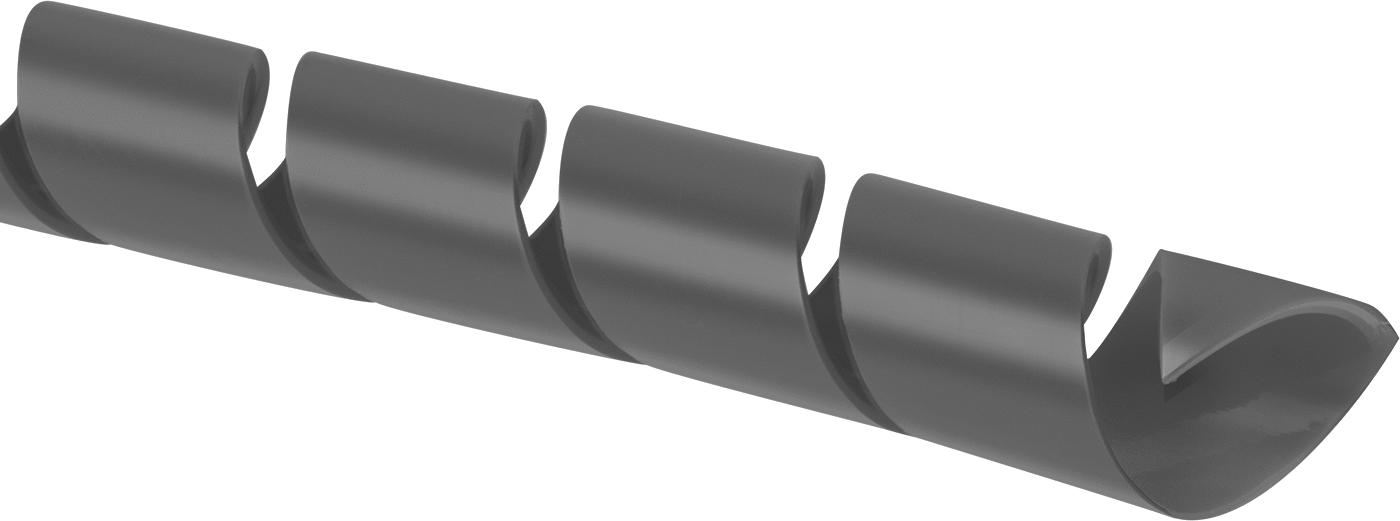 Spiral Tel Kılıf, Polietilen, 5/8" ID