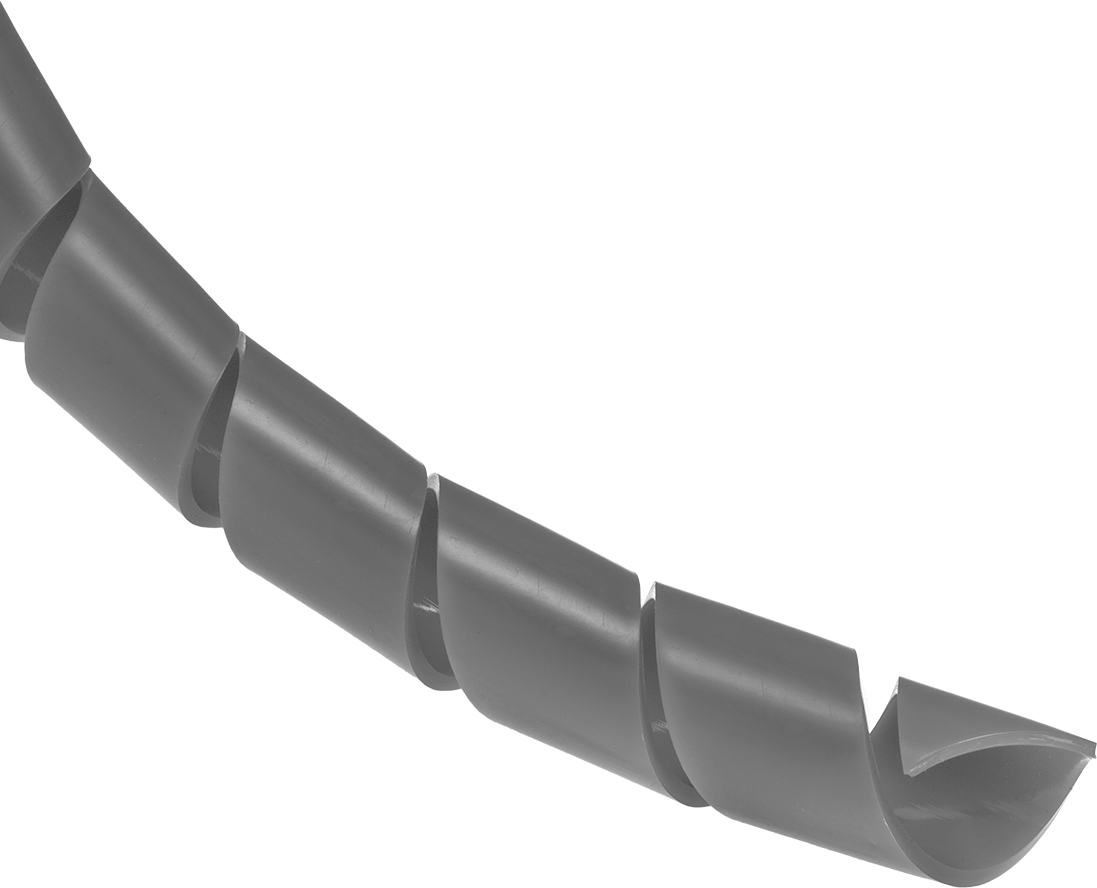 Spiral Tel Kılıf, Polietilen, 3/8" ID