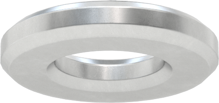 Yüksek Yük Ultra Düşük Sürtünmeli Baskı Yatağı, Yağ Emdirilmiş, 3/16" Mil Çapı için, 3/8" OD, 1/16" Kalınlık