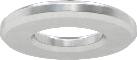 Yüksek Yük Ultra Düşük Sürtünmeli Baskı Yatağı, Yağ Emdirilmiş, 1/4" Mil Çapı için, 1/2" OD, 1/16" Kalınlık