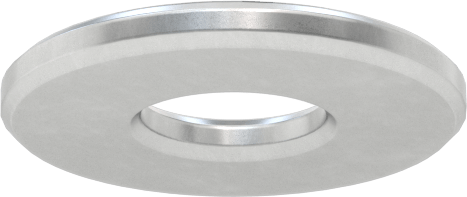 Yüksek Yük Ultra Düşük Sürtünmeli Baskı Yatağı, Yağ Emdirilmiş, 1/4" Mil Çapı için, 5/8" OD, 1/16" Kalınlık