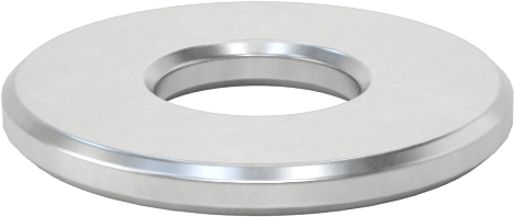 Yüksek Yük Ultra Düşük Sürtünmeli Baskı Yatağı, Yağ Emdirilmiş, 1/4" Mil Çapı için, 5/8" OD, 1/16" Kalınlık