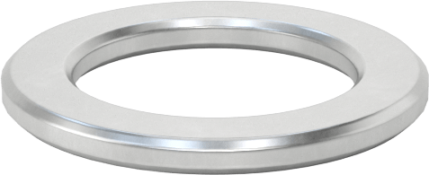 Yüksek Yük Ultra Düşük Sürtünmeli Baskı Yatağı, Yağ Emdirilmiş, 1/2" Mil Çapı için, 3/4" OD, 1/16" Kalınlık