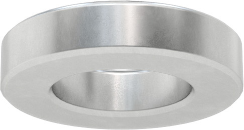 Yüksek Yük Ultra Düşük Sürtünmeli Baskı Yatağı, Yağ Emdirilmiş, 1/2" Mil Çapı için, 7/8" OD, 3/16" Kalınlık